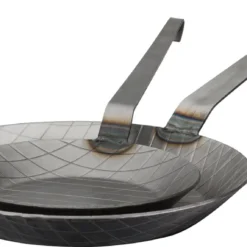 GSW Pfannen-Set Gastro Traditionell Eisen Geschmiedet 2 Tlg., Eisen, Bratpfanne ø Ca. 20 X H 3,0cm / ø Ca. 28 X H 3,8cm