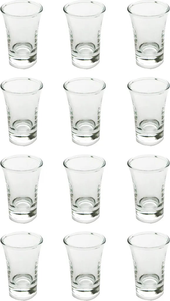 Schnapsgläser Shooter Stamper Glas Klassische Leichte V-Form 40 Ml 12 Stück 1 Schnapsgläser Shooter Stamper Glas Klassische Leichte V-Form 40 Ml 12 Stück