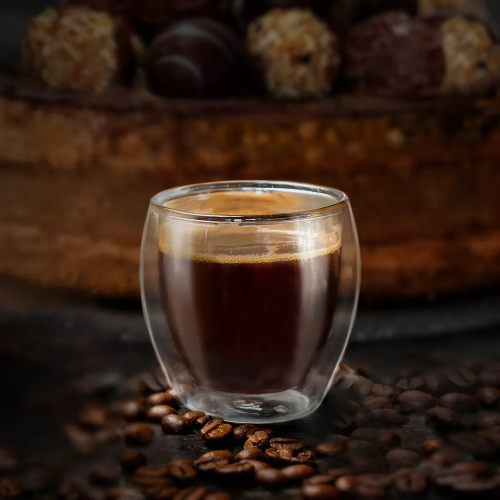 Creano Doppelwandige Espresso-Gläser, 4er-Set 100ml Thermo-Gläser Mit Schwebe-Effekt 7 Creano Doppelwandige Espresso-Gläser, 4er-Set 100ml Thermo-Gläser Mit Schwebe-Effekt – Bild 7