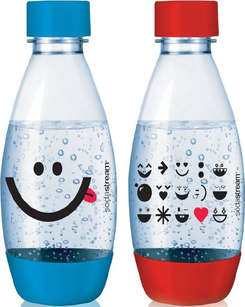 Sodastream 2x PET Flaschen 0,5 L Blau Und Rot 3 Sodastream 2x PET Flaschen 0,5 L Blau Und Rot – Bild 3