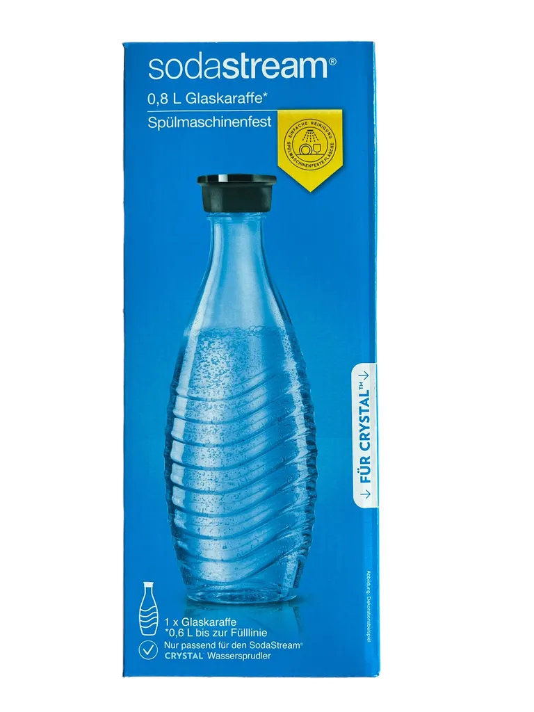 SodaStream Glaskaraffe Mit Schraubverschluss 8 SodaStream Glaskaraffe Mit Schraubverschluss – Bild 8